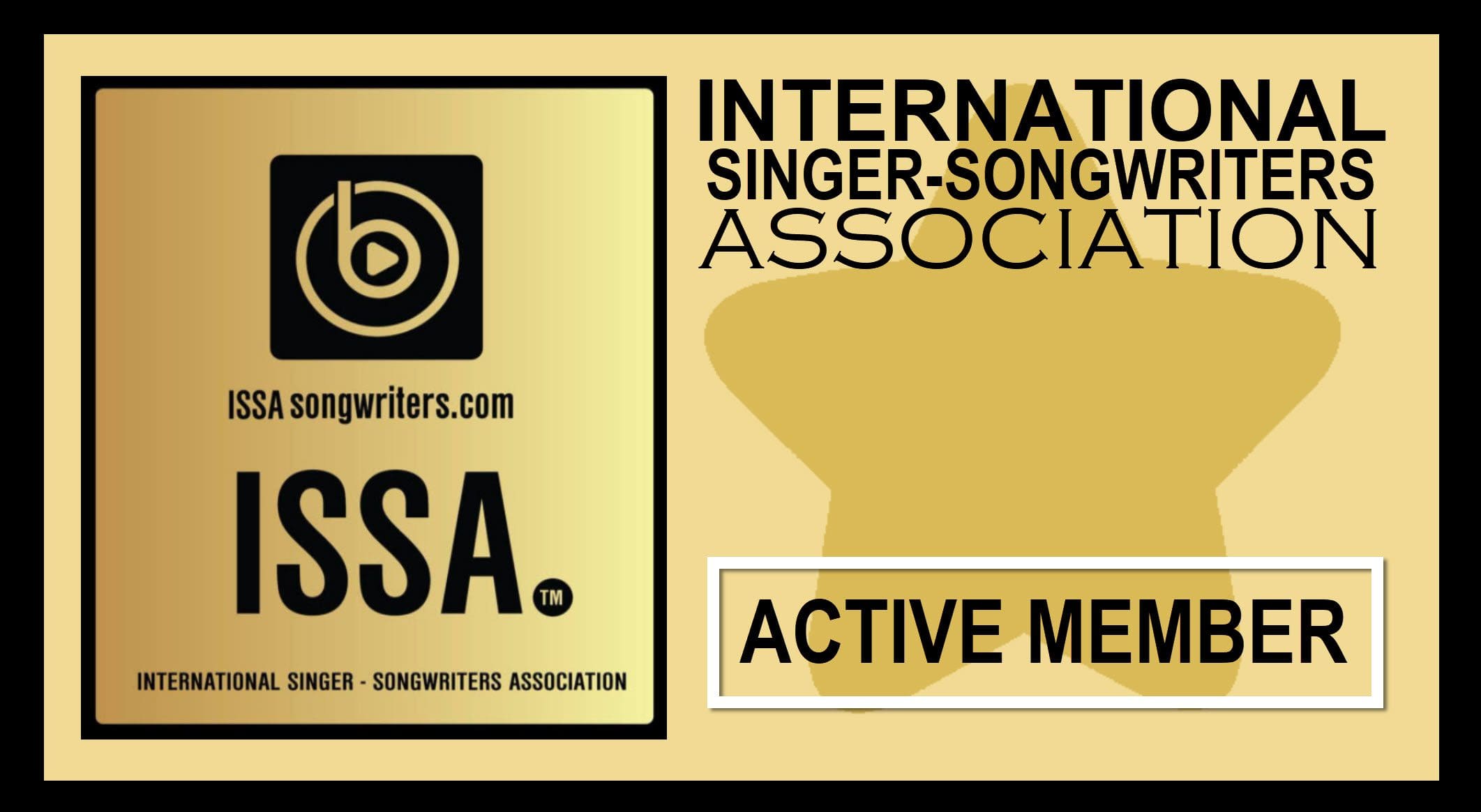 International Singer-Songwriters Association — active member