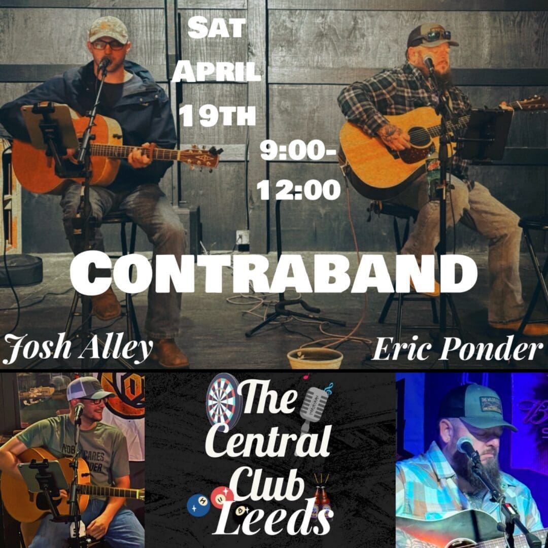 Live music from Contraband at the Central Club in Leeds AL
