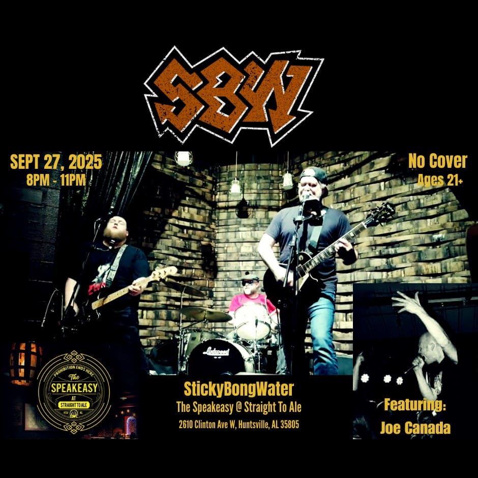 StickyBongWater live at the Speakeasy @ Straight to Ale