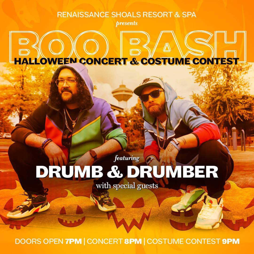 Drumb and Drumber Live at Boo Bash Renaissance Shoals Resort