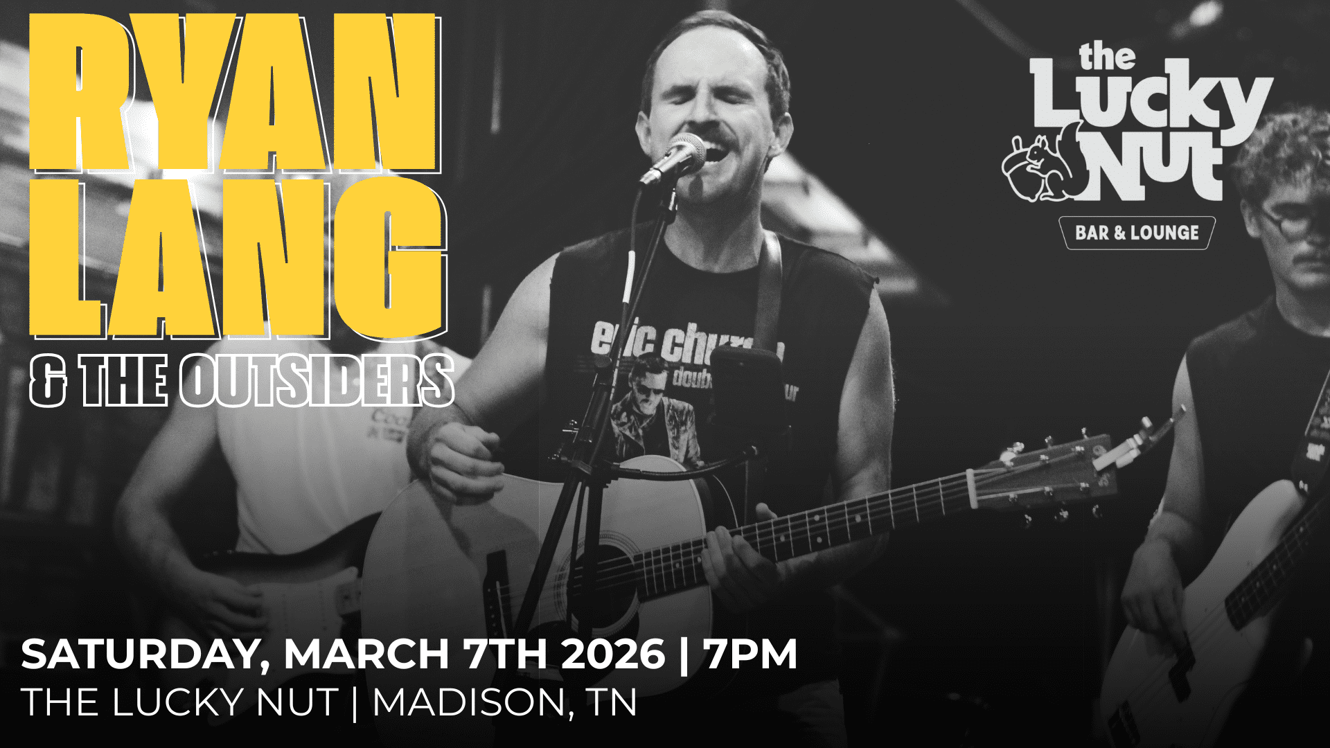 Ryan Lang & The Outsiders Live at The Lucky Nut