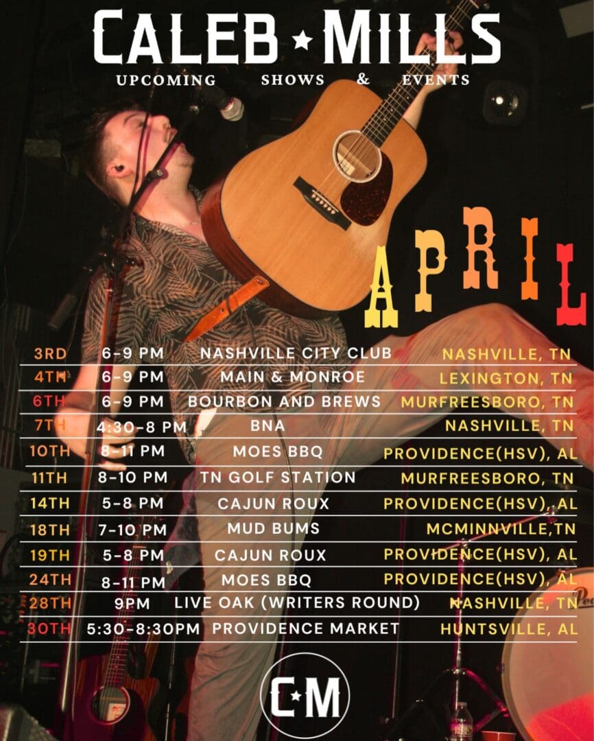 Caleb Mills Live at Cajun Roux