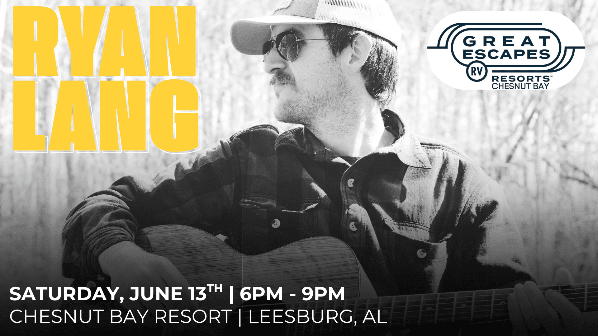 Ryan Lang (Acoustic) Live at Chesnut Bay Resort – June 13, 2026