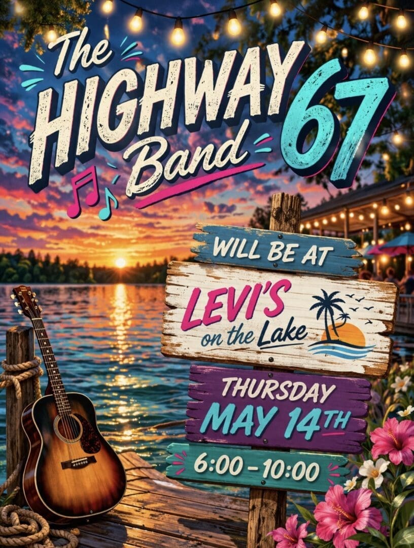 The Highway 67 Band Live at Levi’s on the Lake