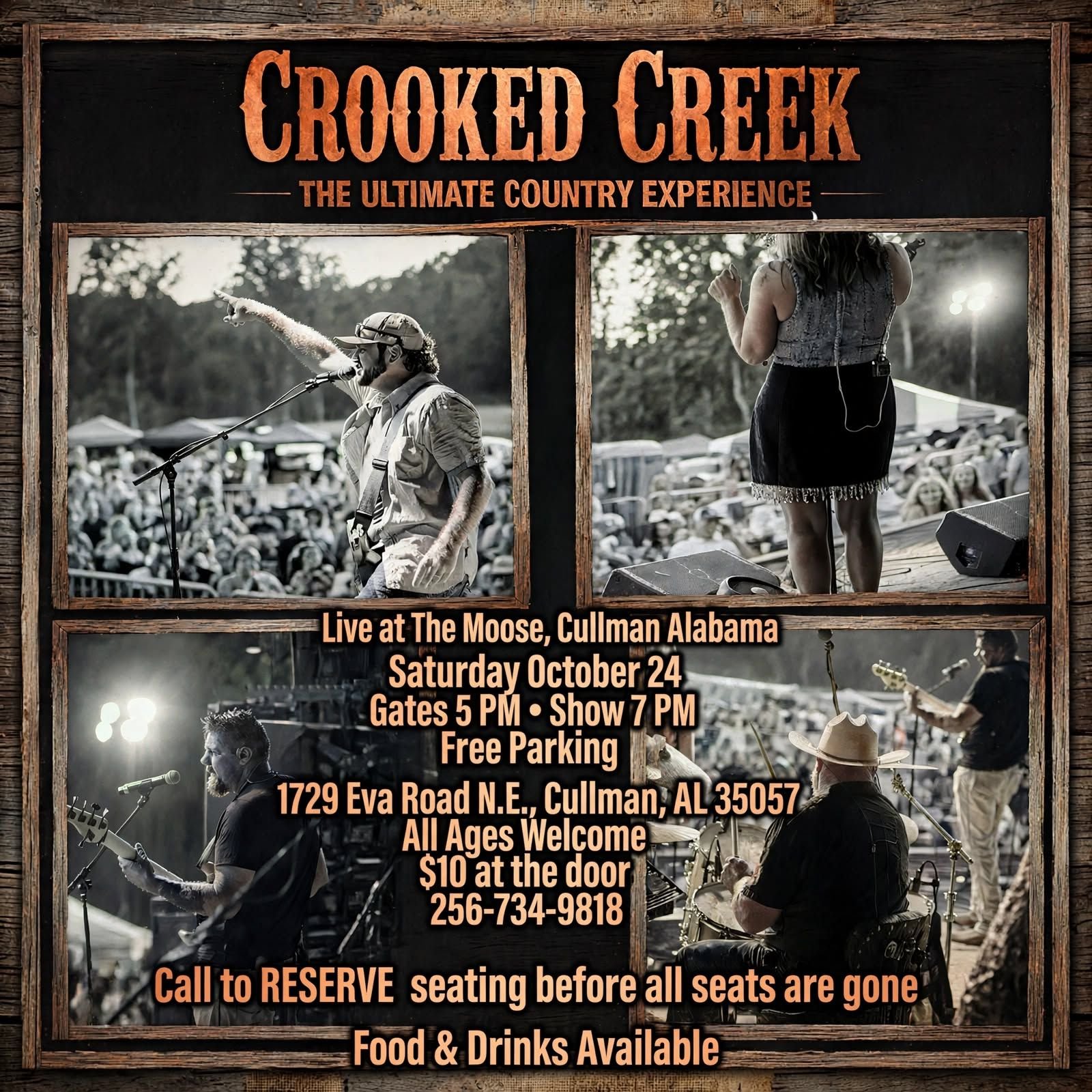 Crooked Creek Band at the Moose Lodge, Cullman