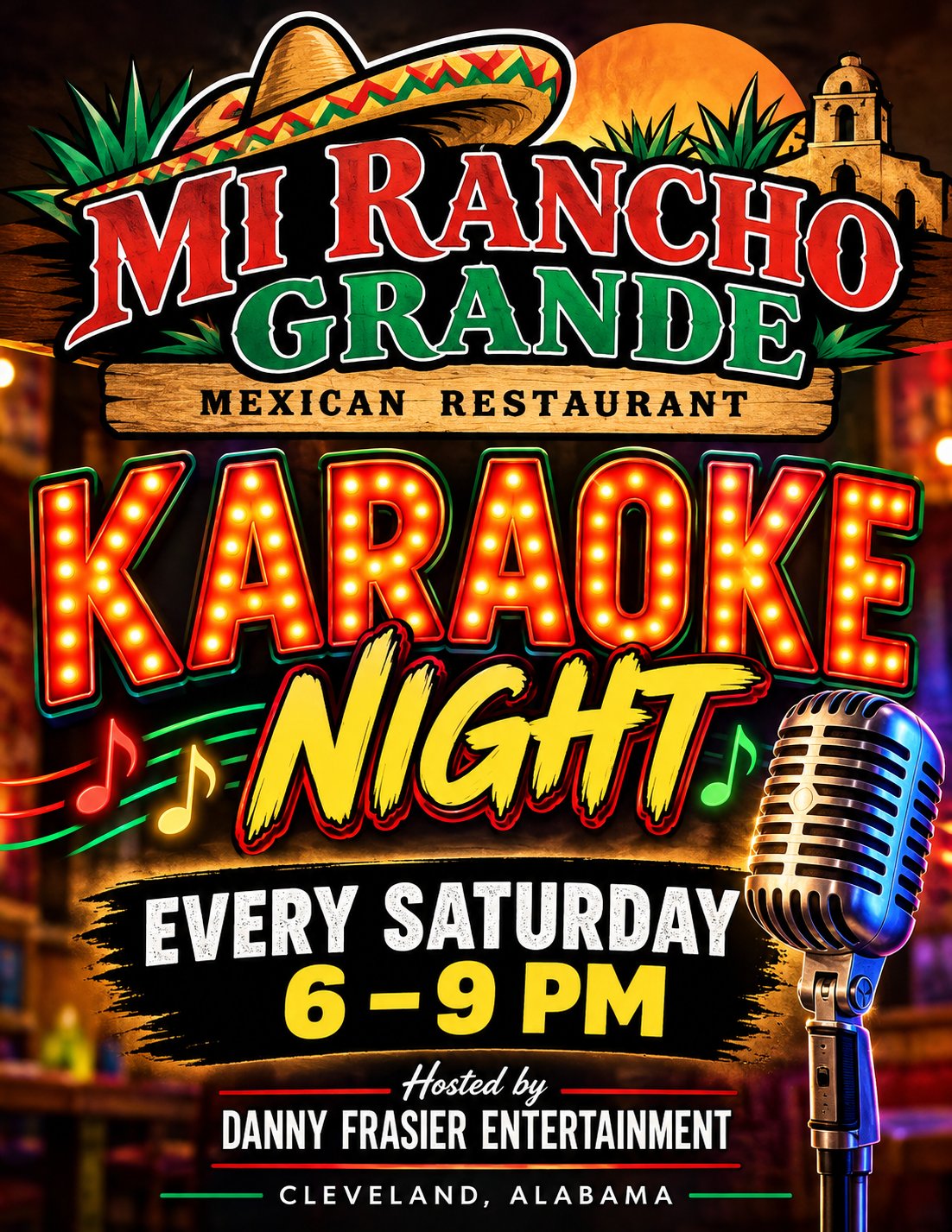Karaoke Night at Mi Rancho Grande